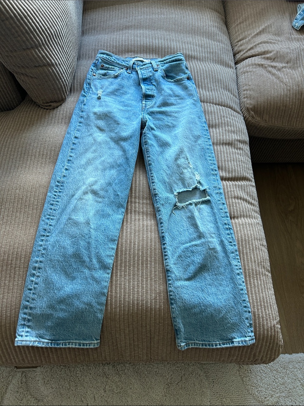 Levi’s ribcage straight jeans